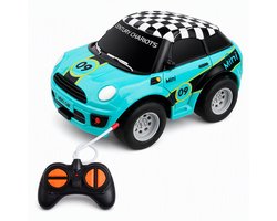 ECTEATOY® Bestuurbare Auto - Mini Auto Speelgoed - RC Speelgoedvoertuig met Afstandsbediening - Cadeau Jongens & Meisjes - Kinderspeelgoed - Babyspeelgoed - Blauw