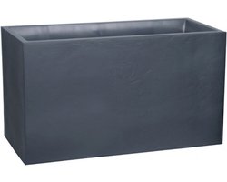 EDA Plantenbak - Bloembak - 116L - 99,5 x 39,5 x 60 cm - Antraciet