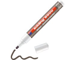 edding 8900 meubelstift voor reparatie van meubels - kleur: notenhout antiek - 1,5-2mm - de meubelmarker laat krassen en kleine beschadigingen verdwijnen
