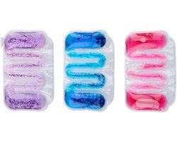 Eddy Toys Sensorisch Speelgoed Waterzak - Sensory Water Bag met Glitters - Fidget Speelgoed voor Kinderen - Stress Speelgoed Kinderen - Knijpspeelgoed - 1 willekeurige set