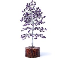 Edelsteenboom amethyst 23cm