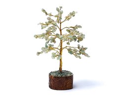 Edelsteenboom groene Aventurijn 18cm
