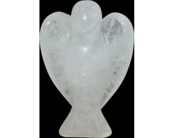 Edelstenen Engel Bergkristal 5 cm staand (staat stabiel)