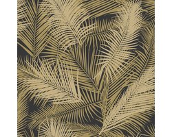 Eden palm zwart/metallic goud - J98202