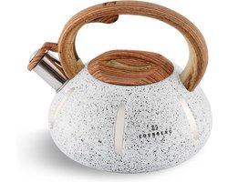 Edënbërg White Line - RVS Luxe Fluitketel - 2.0 Liter