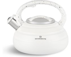 Edënbërg White Line - RVS Luxe Fluitketel - 3.0 Liter
