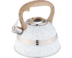 Edënbërg White Line - RVS Luxe Fluitketel - 3.0 liter - Wit