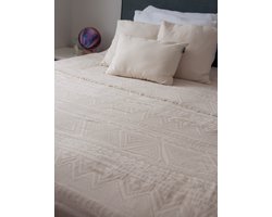 Ederlezi Bedsprei - Katoen - Beige - Double 220 x 240 cm