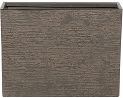 EDESSA - Plantenbak - Donkerbruin - 60 cm - Stenenmix