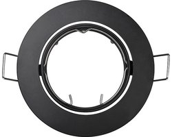 EDM Metalen Spot Armatuur GU10 84mm - Oscillerend - Zwart