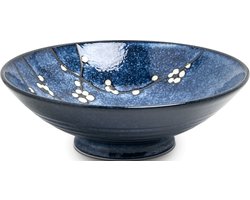 EDO JAPAN - HANA BLAUW - SCHAAL O/24,5CM|H8CM