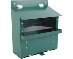 Eekhoorn Voederhuisje met Transparante Acrylplaat, Buiten Eekhoorn Voederstand en Picknicktafel voor Tuin Gebruik