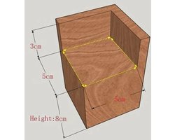 Een set van 4 bedpoten, een houten meubelverhoger, Geschikt voor het verplaatsen van zware meubels.