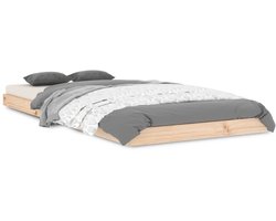 Eenpersoonsbed | Tienerbed | Volwassenenbed Bedframe massief grenenhout 90x200 cm