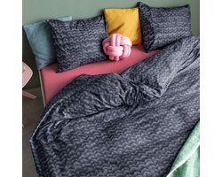 Eenpersoonsdekbed Twirre Charcoal Black 140 cm x 220 cm incl. 1 kussensloop