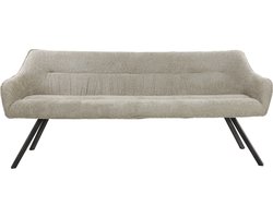 Eetbank 3 Zits Bouclé - Zandkleur - Zitdiepte 60cm