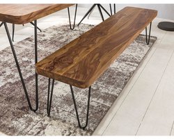 Eetbank - Keukenbank - Massief Houten Bank - 160 x 40 x 45 cm - Bruin