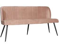 Eetkamerbank 160cm Sally velvet champagne eetbank