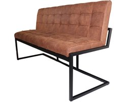 Eetkamerbank 160cm Vito cognac microvezel eetbank