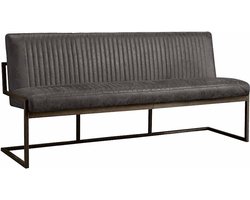 Eetkamerbank Ferro 185 cm - Antraciet | Tower Living