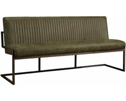 Eetkamerbank Ferro 205 cm - Groen | Tower Living