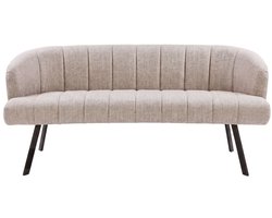 Eetkamerbank Oval Hoven Zand/Bruin - Giga Meubel