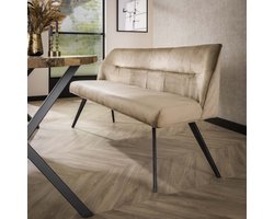 Eetkamerbank Pull Champagne Velours 188cm - Giga Meubel