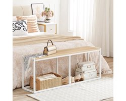 Eetkamerbanken, 120 x 30 x 46,5 cm keukenbank, eetkamerbank in industrieel design, stevig metalen frame, eenvoudig te monteren, voor keuken, woonkamer, hal, slaapkamer