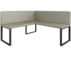 Eetkamerhoekbank - Keukentafelbank L-vorm - Gezellig dineren - Ruimtebesparend ontwerp - 150 x 150 cm - Kasjmier