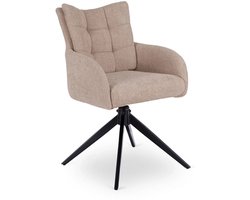 Eetkamersteol set van 4 july beige