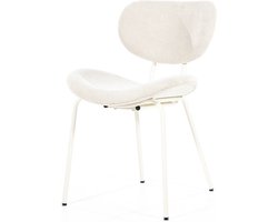 Eetkamerstoel Ace | Beige | BY-BOO - eetkamerstoelen set van 2