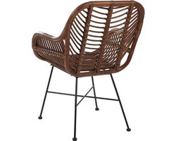 Eetkamerstoel CANORA Rotan Bruin
