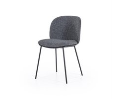 Eetkamerstoel Clypso - antraciet| BY-BOO - eetkamerstoelen set van 2