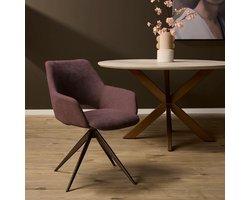 Eetkamerstoel Daisy Paars