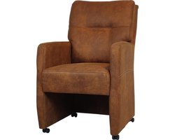 Eetkamerstoel Divani Preston cognaque