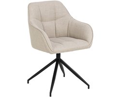 Eetkamerstoel Draaibaar Zola Beige