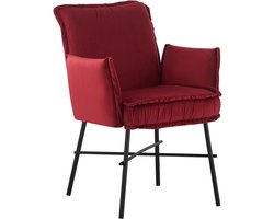 Eetkamerstoel JÜRGEN | bureaustoel gestoffeerde stoel lounge stoel voor eetkamer, woonkamer, kantoor | industrieel modern elegant ontwerp