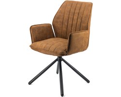 Eetkamerstoel Lagertha Cognac