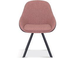 Eetkamerstoel Liese-roze - Set van 2
