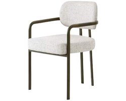 Eetkamerstoel Milan Beige - Japandi - eetkamerstoelen set van 2