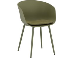Eetkamerstoel Moss green - kuipstoel groen