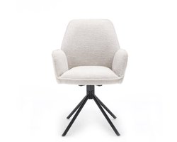 Eetkamerstoel Noah Boucle Beige - eetkamerstoelen - Prijs per stoel - Verpakt set van 2