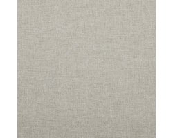 Eetkamerstoel Novihome “ChicCraft” | Moderne Stoffen Stoel met Massief Houten Frame en Messing Metalen Poten, Comfortabele Gebogen Rugleuning, Krijtkleur, 86 cm Hoog