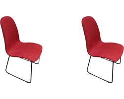 Eetkamerstoel set van 2 birmingham rood