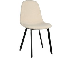 Eetkamerstoel Simpy zand teddy eetstoel