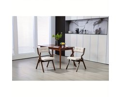 Eetkamerstoel – Stoel – Dining Chair – Design Stoel – Witte Stoel – Modern Minimalistisch Ontwerp – Makkelijk Schoon Te Maken