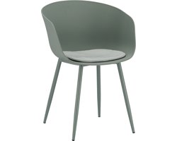 Eetkamerstoel Teal Blue - Kuipstoel blauw