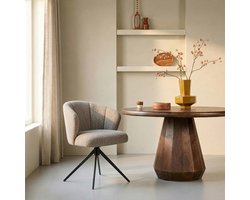 Eetkamerstoel Trust - Draaibare Stoel - Stof Oasis Mocca - Pocketvering ARS