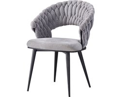 Eetkamerstoel - Wave stoel - Grijs