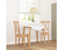 Eetkamerstoelen, 2 stuks, massief hout, rubberen boom, woonkamerstoelen, eetstoelen voor slaapkamer